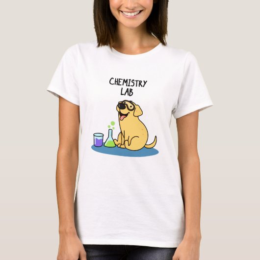Chemie Labrador Funny Labrador Dog Pub T-Shirt (Vorderseite)