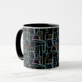 Chemie Labrador Lines Tasse (Vorderseite Links)