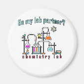 Chemie-Labrador Magnet (Vorne)