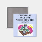 Chemie: Lecken Sie nie den Löffel Magnet (Vorderseite/Rückseite)