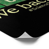 Chemie-Lehrer Erster Tag der Schule Bruh Poster (Ecke)