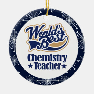 Chemie-Lehrer-Geschenk-Verzierung Keramikornament
