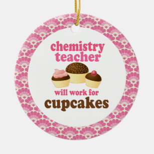 Chemie-Lehrer-Geschenk-Verzierung Keramikornament