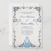 Chemie-Lehrer Hochzeitseinladungen Einladung (Vorderseite)