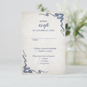 Chemie-Lehrer Hochzeitseinladungen RSVP Karte (Stehend Vorderseite)