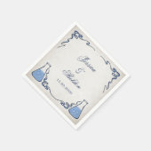 Chemie-Lehrer Hochzeitseinladungen Serviette (Ecke)