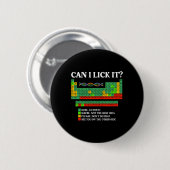 Chemie-Lehrer Lustiges Periodensystem Stem Kann ic Button (Vorne & Hinten)