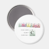 Chemie mit Elementen geteilt Magnet (Vorderseite/Rückseite)