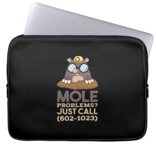 Chemie - Mol-Probleme Laptopschutzhülle