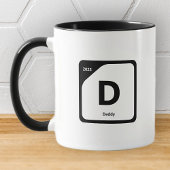 Chemie Monogram Minimalistisch Moderner einfacher Tasse
