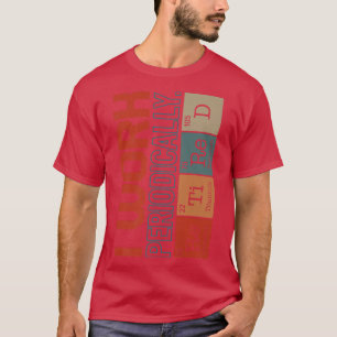 Chemie Nerd I arbeiten regelmäßig müde Wissenschaf T-Shirt