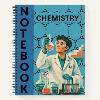 Chemie-Notizbuch Notizblock