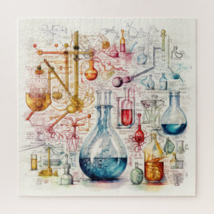 Chemie-Papier-Puzzle Puzzle