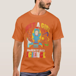 Chemie Physik nur ein Mädchen, das Sci wirklich Li T-Shirt