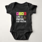 Chemie Physiker Lehrer Student Proton Scienc Baby Strampler (Vorderseite)