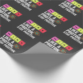 Chemie Physiker Lehrer Student Proton Scienc Geschenkpapier (Ecke)