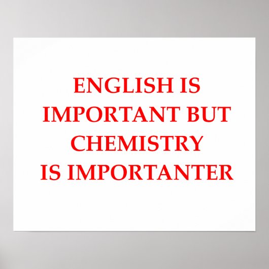 Chemie Poster (Vorne)