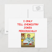 Chemie Postkarte (Vorne/Hinten)