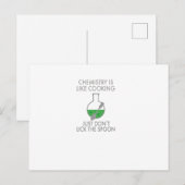 Chemie Postkarte (Vorne/Hinten)