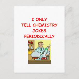 Chemie Postkarte