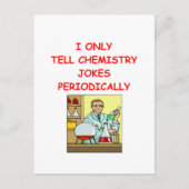 Chemie Postkarte (Vorderseite)