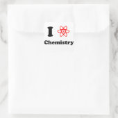 Chemie Quadratischer Aufkleber (Tasche)