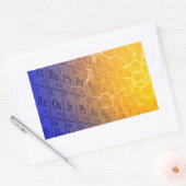 Chemie Rechteckiger Aufkleber (Umschlag)
