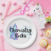 Chemie-Rocks-Party-Teller Pappteller (Party)