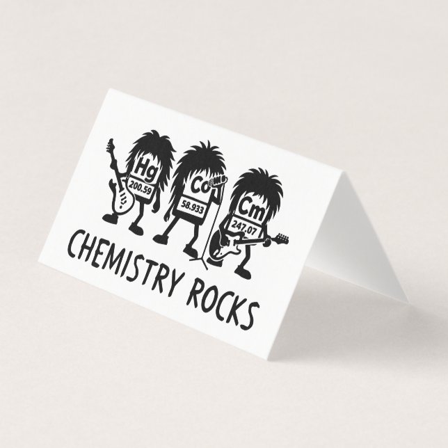 Chemie Rocks Science Rock Band (Vorderseite)