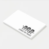 Chemie Rocks Science Rock Band Post-it Klebezettel (angewinkelt)
