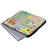 Chemie Science Banners Set. Farb Hand Drawing vi Laptopschutzhülle (Vorne Knopf)