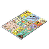 Chemie Science Banners Set. Farb Hand Drawing vi Notizblock (Linke Seite)