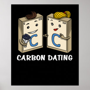 Chemie Science Funny Carbon Verabred Joke Poster