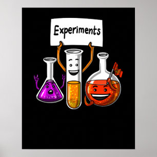 Chemie Science Funny Experiment School Joke Poster