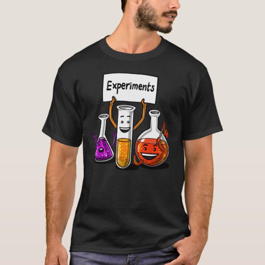 Chemie Science Funny Experiment School Joke T-Shirt (Vorderseite)