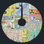 Chemie Science Vintag Illustration Set Polyester Weihnachtsbaumdecke<br><div class="desc">Chemie Science Banners Set. Vintage Illustrationen von der Hand gezeichnet. Chemiewissenschaftsbanner mit einer Vintagen handgezeichnet Touch. Chemie Wonders: Von Hand Gezeichnet Illustrationen in der Farbenpraxis: Chemie,  Naturwissenschaften,  Fach,  Schule,  Chemie,  Skizze,  Bildung,  Mol,  Molekül,  Gas,  Dampf,  Sauerstoff,  fest,  Lernen,  Junge,  Mischung,  Flüssigkeit,  Elemente,  Mädchen,  Explosion</div>