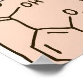 Chemie Science Vintag Illustration Set Poster (Ecke)