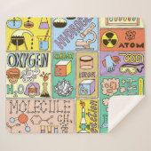 Chemie Science Vintag Illustration Set Sherpadecke (Vorderseite (Horizontal))