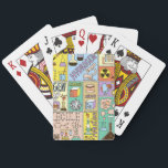 Chemie Science Vintag Illustration Set Spielkarten<br><div class="desc">Chemie Science Banners Set. Vintage Illustrationen von der Hand gezeichnet. Chemiewissenschaftsbanner mit einer Vintagen handgezeichnet Touch. Chemie Wonders: Von Hand Gezeichnet Illustrationen in der Farbenpraxis: Chemie,  Naturwissenschaften,  Fach,  Schule,  Chemie,  Skizze,  Bildung,  Mol,  Molekül,  Gas,  Dampf,  Sauerstoff,  fest,  Lernen,  Junge,  Mischung,  Flüssigkeit,  Elemente,  Mädchen,  Explosion</div>