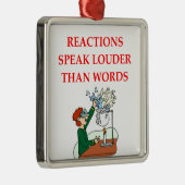 Chemie Silbernes Ornament (Rechts)