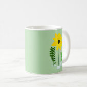 Chemie-Sonnenblume Kaffeetasse (VorderseiteRechts)