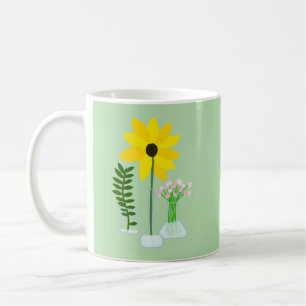Chemie-Sonnenblume Kaffeetasse