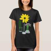 Chemie-Sonnenblume T-Shirt (Vorderseite)