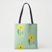 Chemie-Sonnenblume Tasche (Vorderseite)