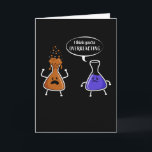 Chemie-Spaß-Geschenk, das Sie überreagieren Karte<br><div class="desc">Ich glaube,  du überreagierst. Weihnachten oder Geburtstagsgeschenk für Chemielehrer oder Student. Ideal für geekte Männer und Frauen,  die naturwissenschaftliche Nerd sind,  die chemische Reaktionen und Experimente mögen.</div>