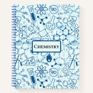 Chemie Spiral Notebook Notizblock