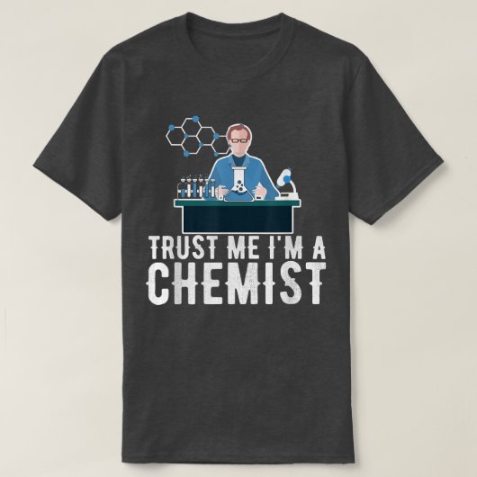 Chemie Tshirt Science Molecule Atom Chemical En (Design vorne)