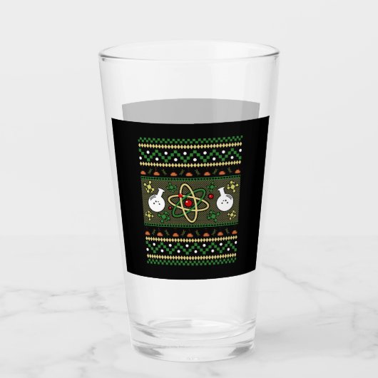 Chemie Uggge Christmas Science Engineer Geschenk Glas (Vorderseite)