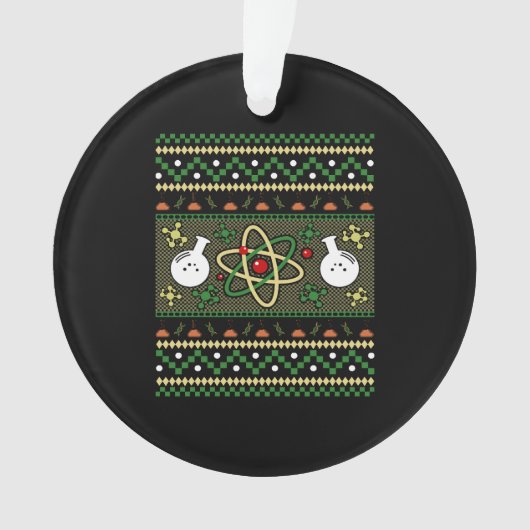 Chemie Uggge Christmas Science Engineer Geschenk Ornament (Vorderseite)