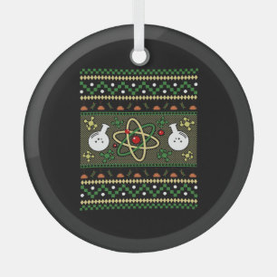 Chemie Uggge Christmas Science Engineer Geschenk Ornament Aus Glas